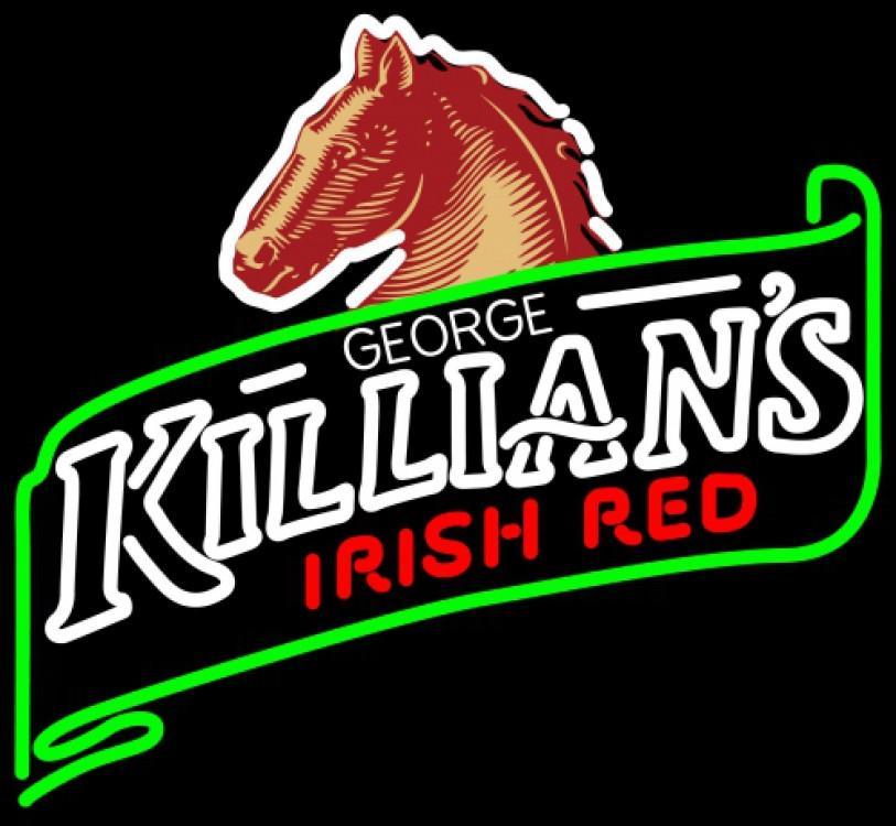 George Killians Irish Red Horse Neon Sign